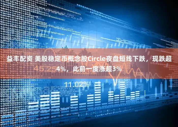 益丰配资 美股稳定币概念股Circle夜盘短线下跌，现跌超4%，此前一度涨超3%